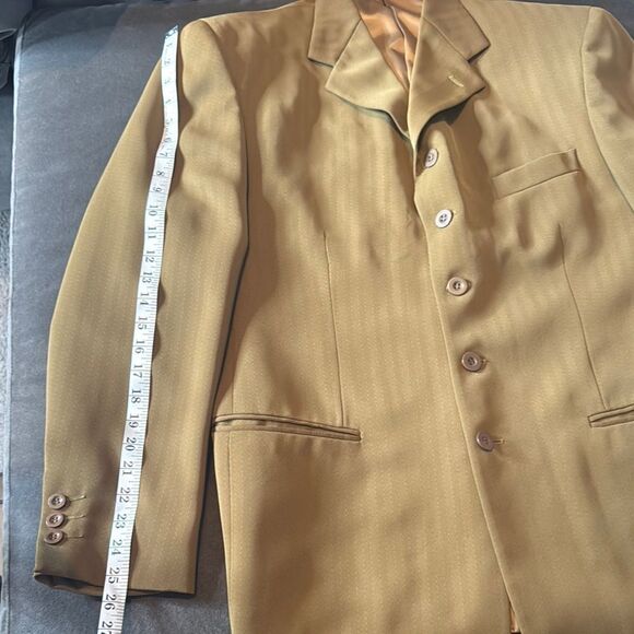 Men's Vicci Uomo 2-Piece Formal Suit Notched Lapel Jacket 42R Pants 33R - Picture 7 of 16